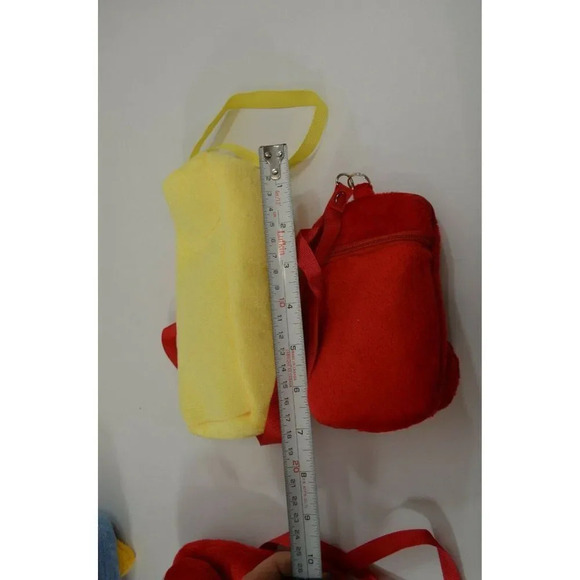 Angry Birds Plush Zipper Pouch Lot of 5 Miniature Carry  Bags Phone Case EX - Picture 8 of 9